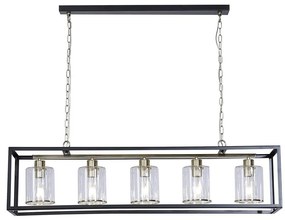 Lustra suspendata metal stil industrial decorativ Belle 5L