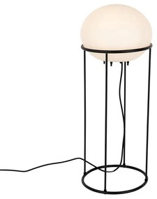 Lampa de podea de design pentru exterior neagră - Jannie