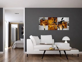 Tablou - Motiv cultura africană (120x50 cm)