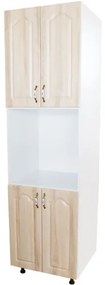 Soldat 60 cu 4 usi cu spatiu cuptor Zebra MDF sonoma mustata
