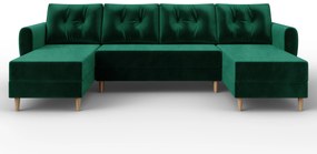 Colțar în formă de U Paladio (verde închis) (S). 1025659