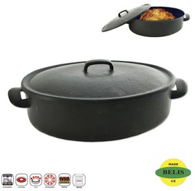 Tigaie din fontă cu capac 33 cm