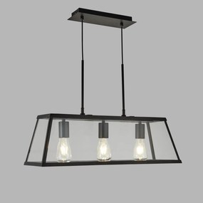 Lustra clasica design traditional Voyager 3L negru 4613-3BK SRT