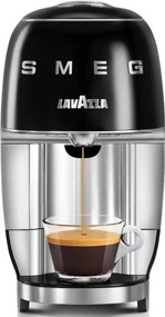 Espresor cu capsule SMEG Lavazza A Modo Mio LM200, 1250 W, 10 bar, 0,9 l, Incalzire rapida, Negru