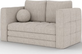 Canapea Kastol , beige bouclé extensibil, 137x71x74 cm – Royal 18