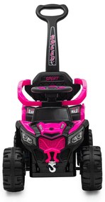 Scuter electric Baby Mix cu bară de ghidareRuggy, roz