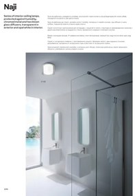 Redo 01-1454 - Plafonieră baie LED NAJI LED/18W/230V IP44