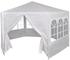 vidaXL 42346 marquee with 6 side walls white 2x2 m