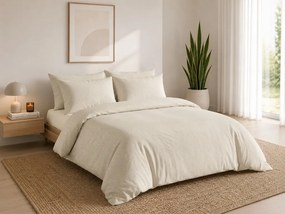 Lenjerie de pat din bumbac LINIE CREME crem Dimensiune lenjerie de pat: 70 x 90 cm | 140 x 200 cm