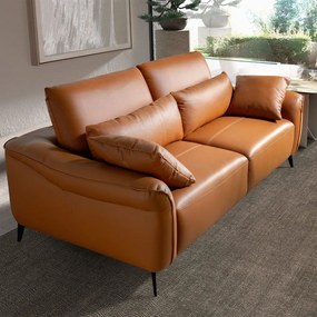 Canapea design LUX 3 locuri Brown Leather