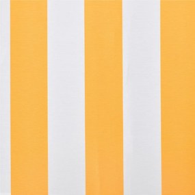 Panza copertina, galben  alb, 4x3 m (cadrul nu este inclus) Galben si alb, 400 x 300 cm