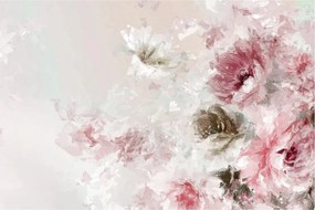 Tablou - Pictura flori roz (90x60 cm)