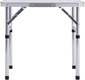 Masă de camping pliabiăla, 60 cm, aluminiu/MDF, KEPI TYP 2