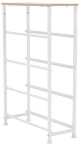 Comodă cu sertare din material textil OFELIA, albă