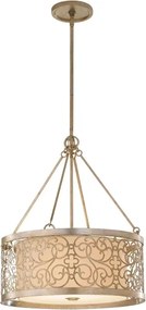Feiss FE-ARABESQUE4 - Lustră cu tijă ARABESQUE 4xE27/60W/230V aurie