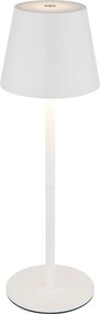 Globo 58488W - Lampă de masă LED 3în1 pentru exterior VANNIE, tactilă, cu reglare a intensității, reîncărcabilă, 3W/5V, IP54, alb