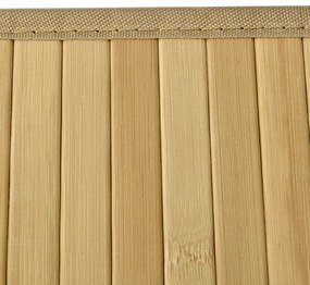 Juskys Cos de rufe din bambus Curly 100 litri, natural