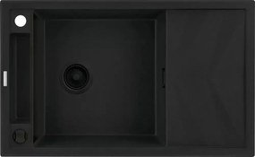 Chiuveta granit Deante Magnetic 50x82 cm negru