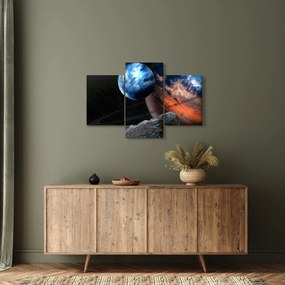 Tablou planetei în cosmos (90x60 cm)