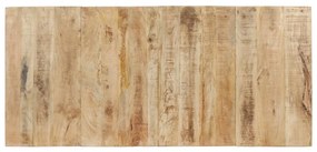Masa de bucatarie, 200x90x76 cm, lemn de mango nefinisat 1, 200 x 90 x 76 cm, lemn de mango nefinisat
