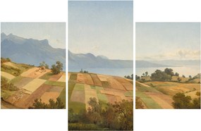 Tablou - Alexandre Calame, Swiss Landscape, reproducere (90x60 cm)