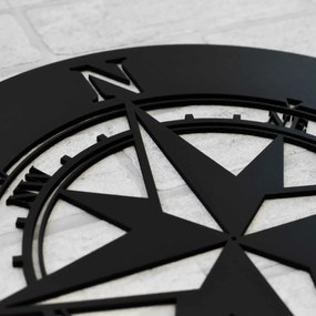 DUBLEZ | Decorațiune din lemn pentru perete - Busolă