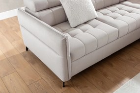 Colțar extensibil Elarias L dreapta - bej țesătură Maya 01 - Oferta limitata