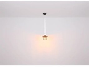 Pendul design clasic Viejo negru mat, cupru 30cm