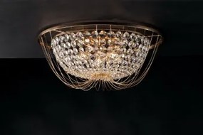 Plafoniera clasica 6 becuri E14 I-VIENNA-PL60 ORO