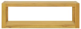 Dulap de baie suspendat, 110x45x35 cm, lemn masiv de tec Maro, 110 x 45 x 35 cm, 1