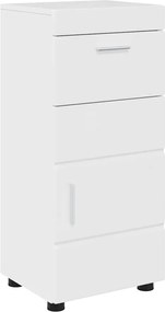 vidaXL Set dulap baie TULUM Alb lucios 37 x 31,5 x 82 cm Lemn compozit