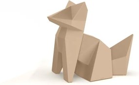 Decoratiune/ Statueta exterior sau interior Origami Kokitsune, mat