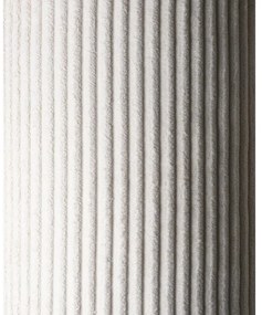 Pernă decorativă pentru copii crem cu tapițerie din catifea reiată Roll – Wigiwama