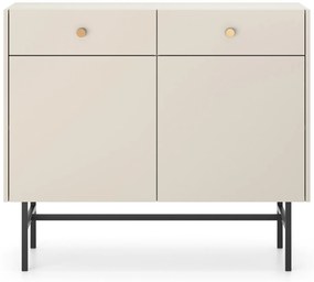 Comodă Desanta 2D2SZ (bej + negru). 1082794