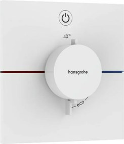 Baterie dus termostatata incastrata alb mat Hansgrohe ShowerSelect Comfort E 1 functie