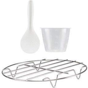 Multicooker sub presiune Beper P101COS001, 1200W, 6 L, 15 programe, Timer, Inox/Negru