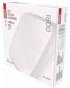 Plafonieră albă LED 28x28 cm Dori – EMOS