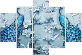 Tablou cu păuni (150x105 cm)