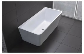 Cada freestanding Inter Ceramic acril alb 170x73.5 cm lipita de perete, BTW