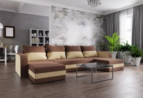 Expedo Canapea extensibilă în formă de U MARIKA N, 313x80x139 rainbow 15/rainbow 31