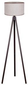Lampadar Duolla 1xE27/60W/230V d. 44 cm bej/wenge