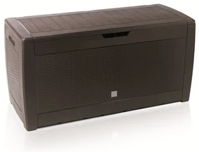 Cutie de gradina, 310 l, maro inchis