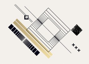 Tablou - Forme geometrice N⁰6 (70x50 cm)