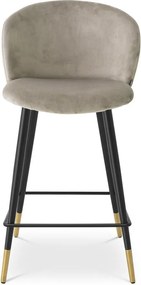 Scaun de bar design elegant LUX Counter Stool Volante, bej 115737 HZ
