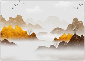 Tablou - Munții în ceață (70x50 cm)