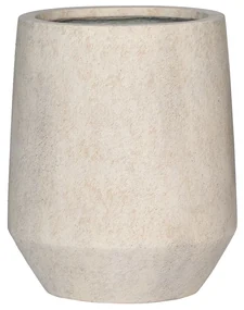 Ghiveci Harith High, travertin bej, dimensiuni multiple - Ghivece ceramice mărimea: XS - ⌀ 28, h. 33 cm
