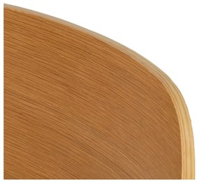 Scaune de dining maro/în culoare naturală 4 buc. Cleo – Ixia