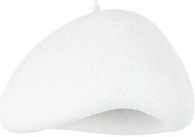 Lustra suspendata design decorativ Cloud alb 30cm