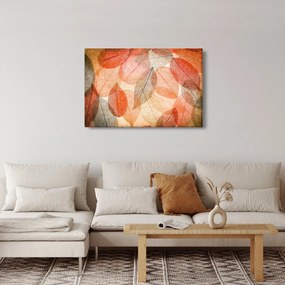 Tablou cu frunzele de toamnă pictate (90x60 cm)