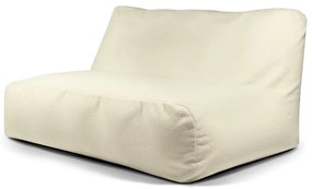 Fotoliu bean bag crem cu tapițerie din țesătură bouclé Sofa Tube 160 – SLOWDOWN